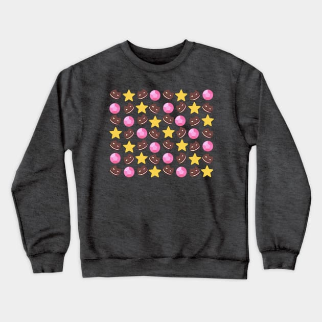 Steven Universe pattern Crewneck Sweatshirt by valentinahramov